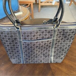 Stylish Black and Gray Tote Bag